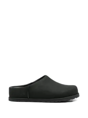 Dr. Martens San Leather Mules | Black | FARFETCH IN