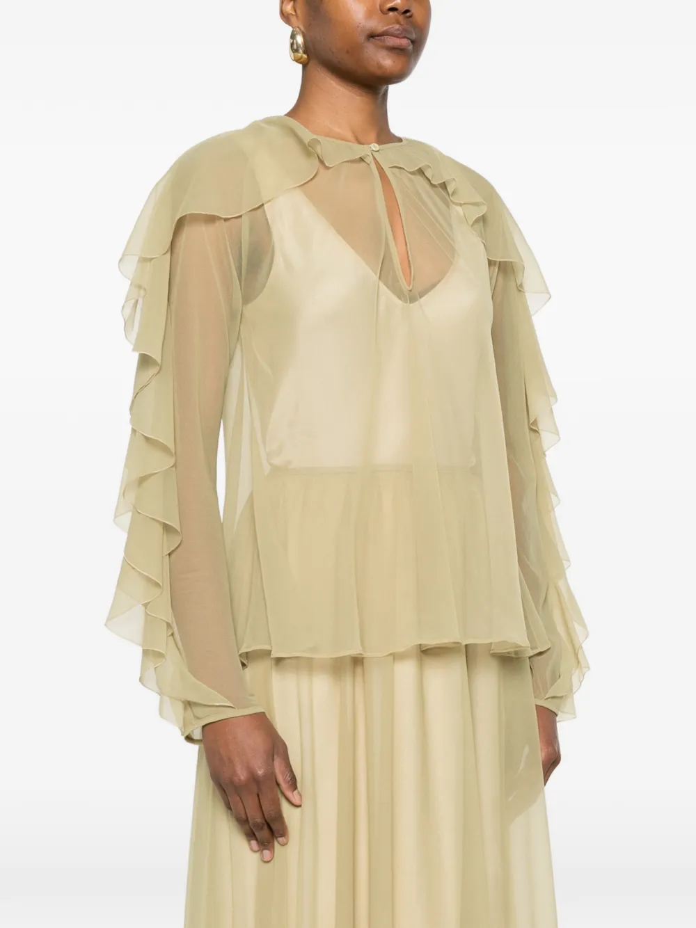  Forte Forte Layered-design Blouse - Green 