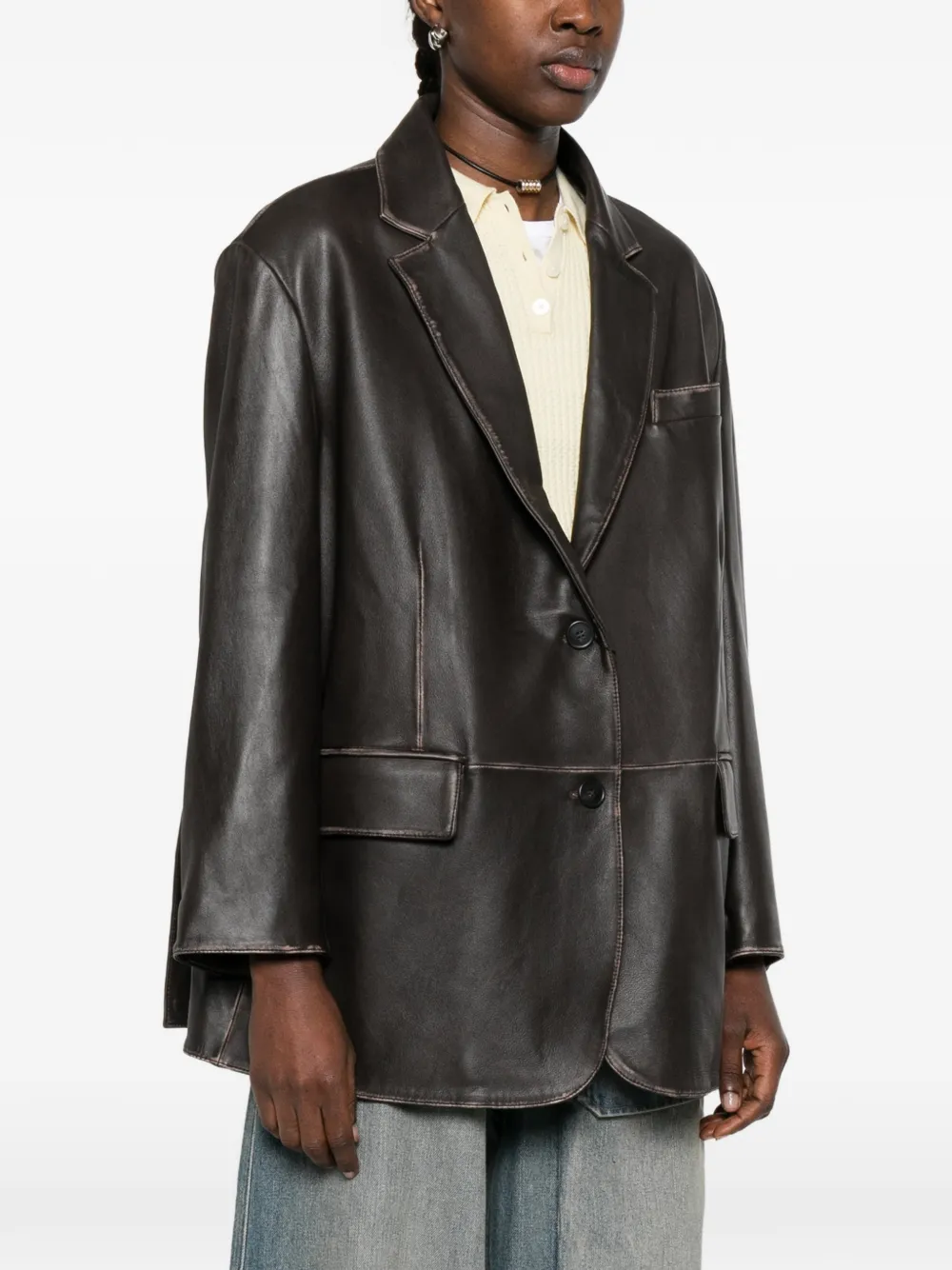  Weekend Max Mara Wkdpila Chest-pocket Jacket - Brown 