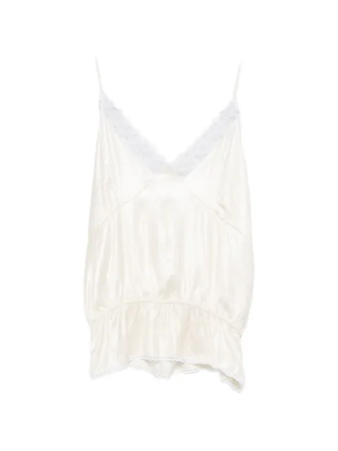 Magda Butrym lace ruffled top