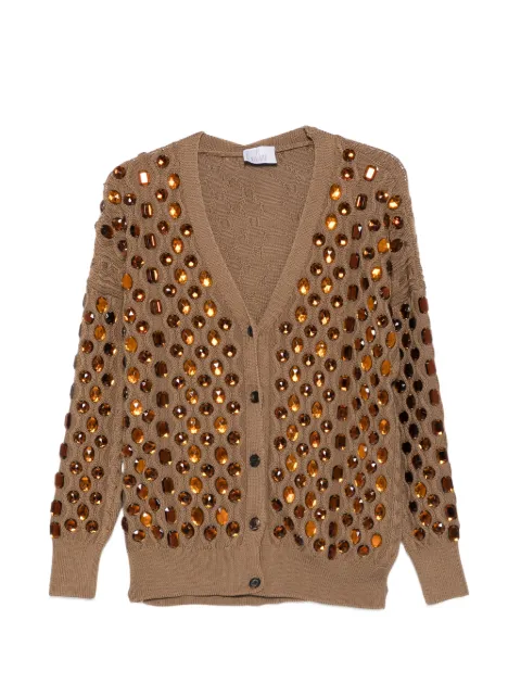 Giuseppe Di Morabito embellished cable-knit cardigan