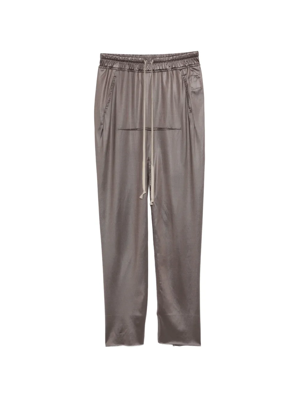 Rick Owens DRKSHDW drawstring-waistband trousers - Grigio