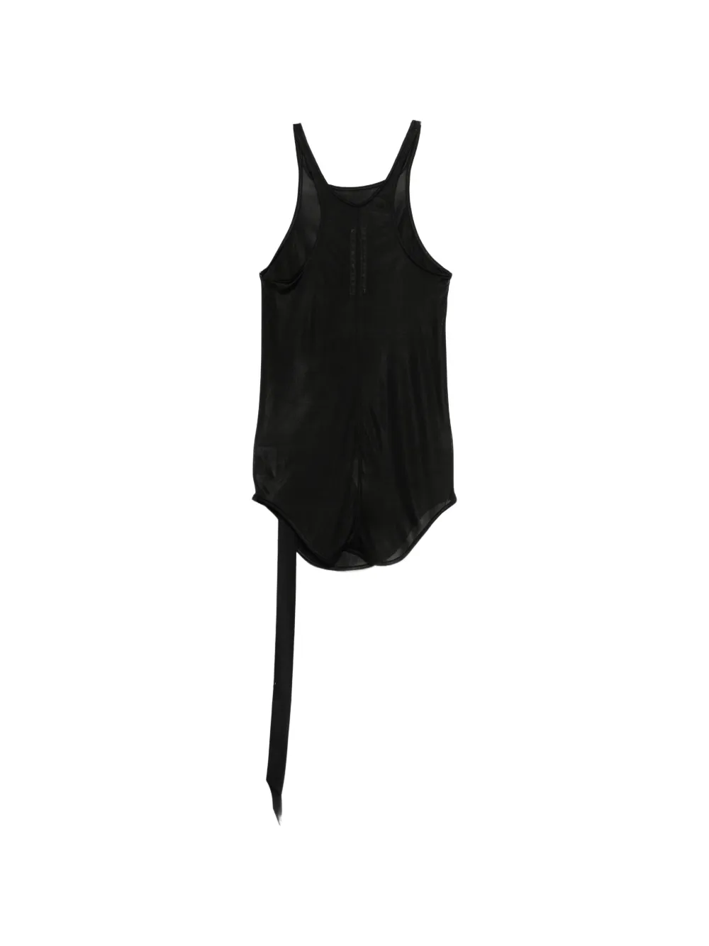 Rick Owens DRKSHDW Top met racerrug Zwart