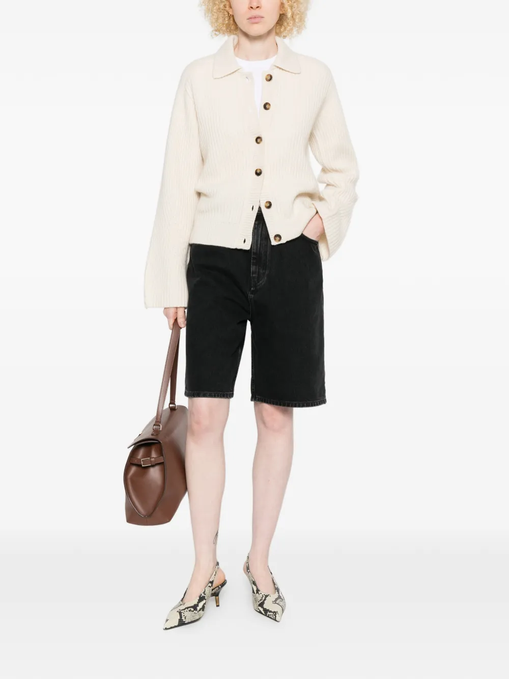  Loulou De Saison Black Shorts 