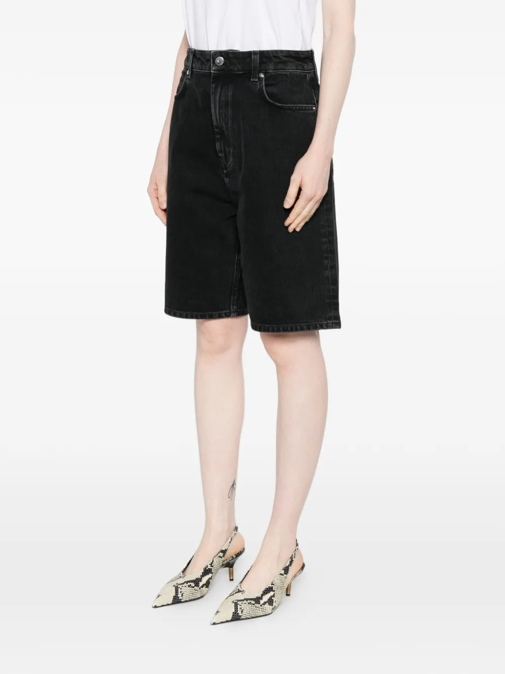  Loulou De Saison Black Shorts 
