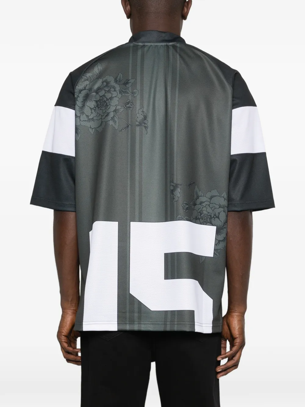 Ih Nom Uh Nit T-shirt met bloemenprint Groen