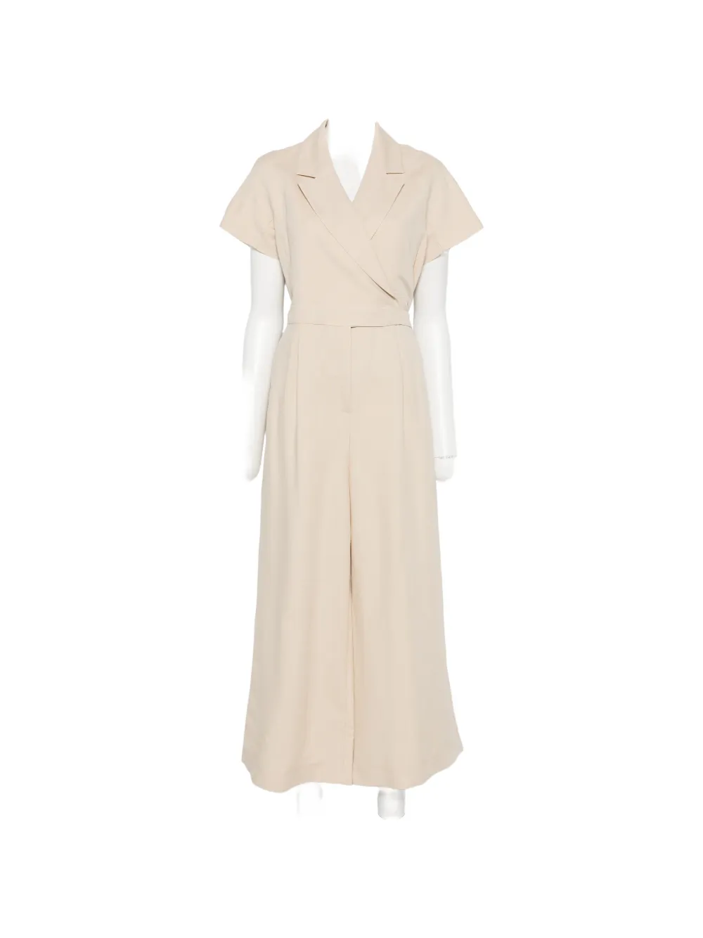 Weekend Max Mara wrap culotte jumpsuit - Toni neutri