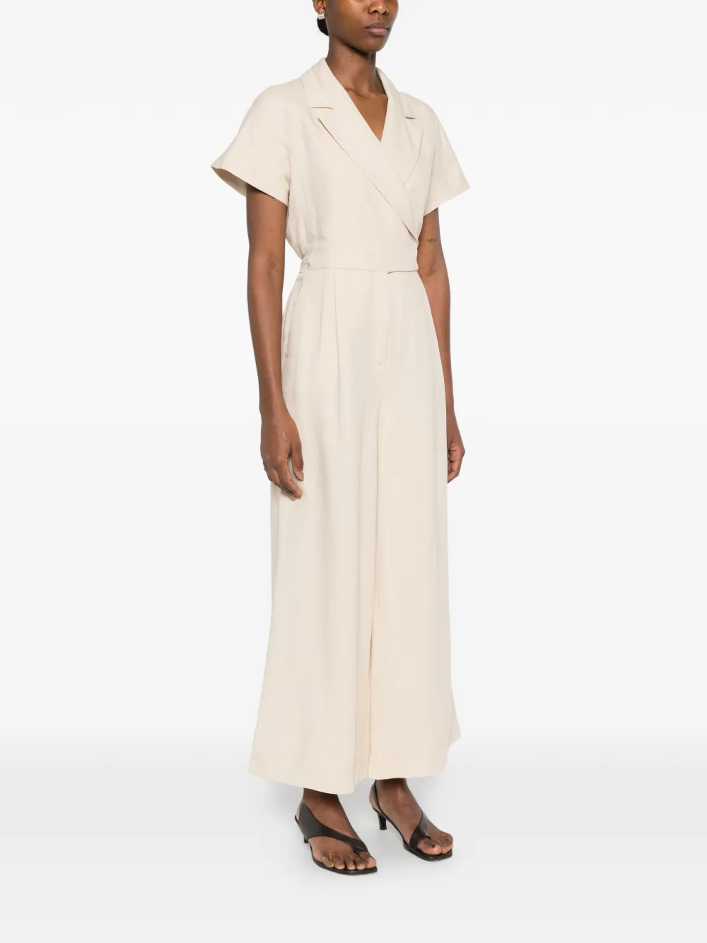Wrap Culotte Jumpsuit