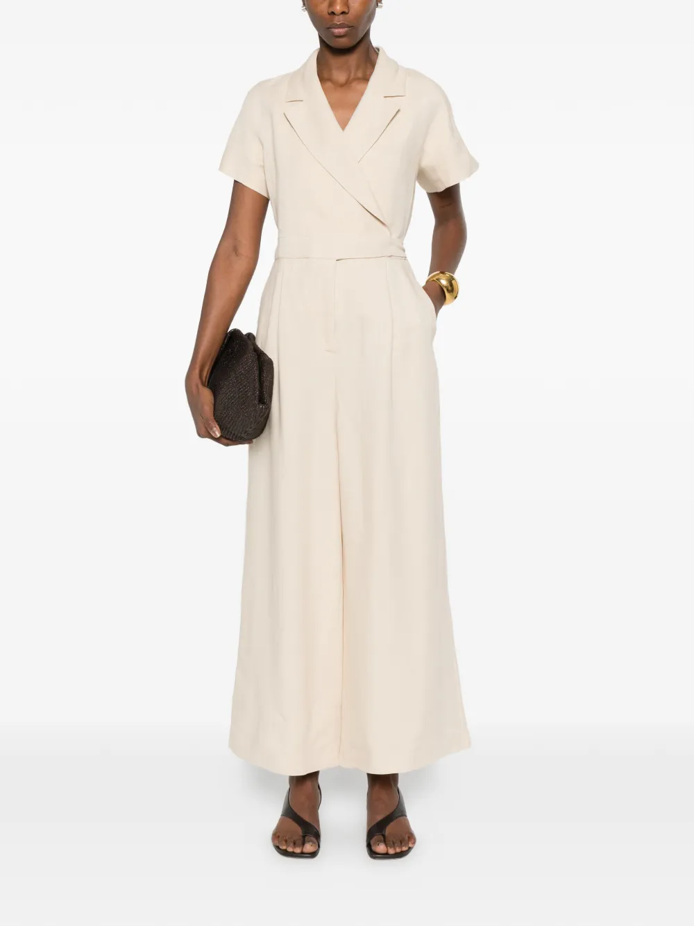 Wrap Culotte Jumpsuit