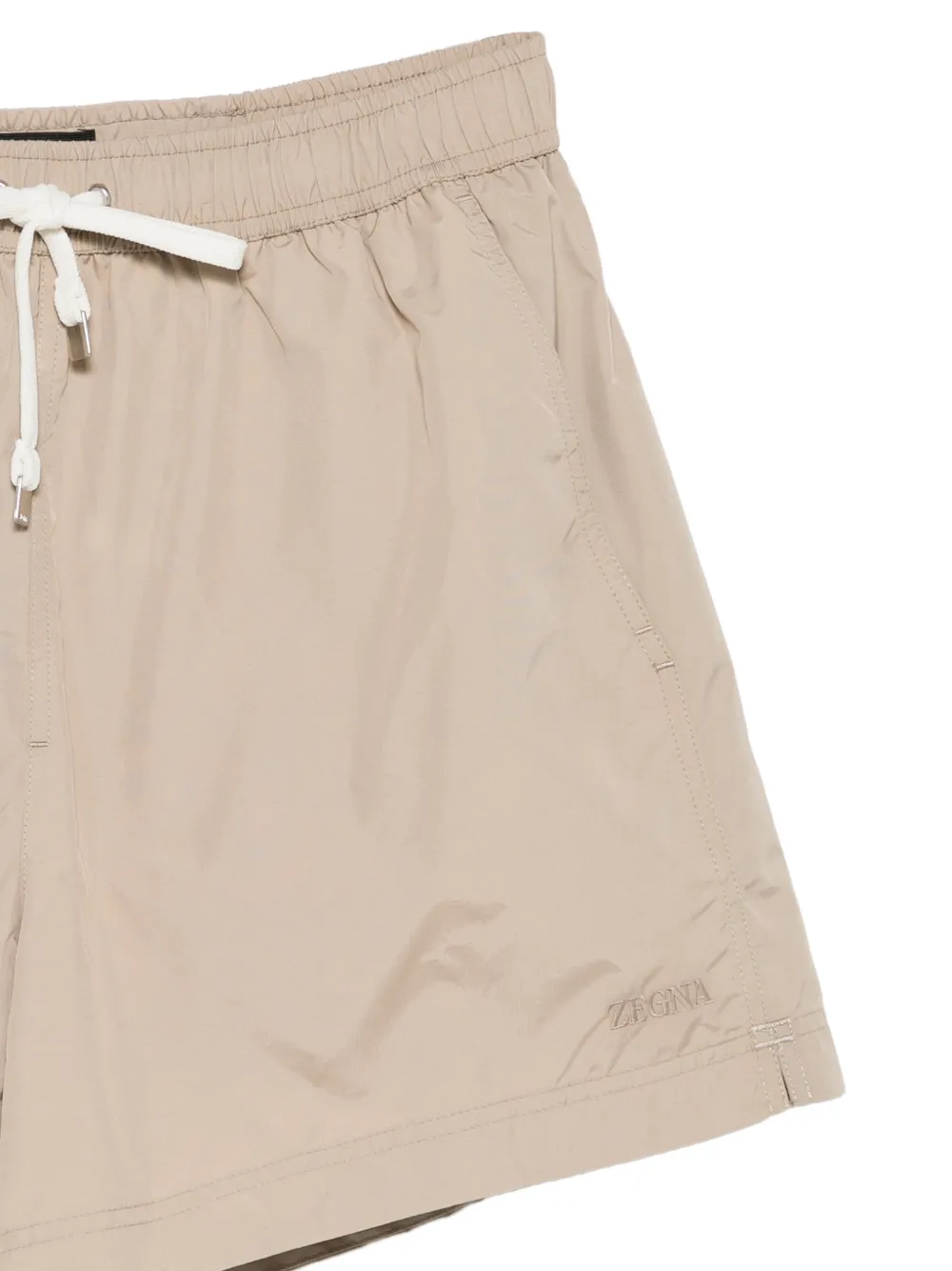 Zegna Zwembroek met trekkoord Beige