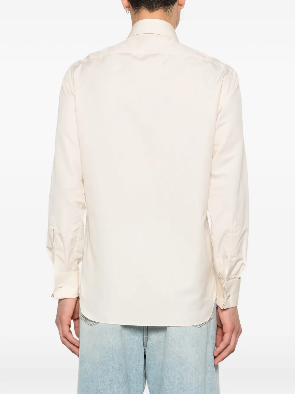 Lardini Paethos overhemd met textuur Beige