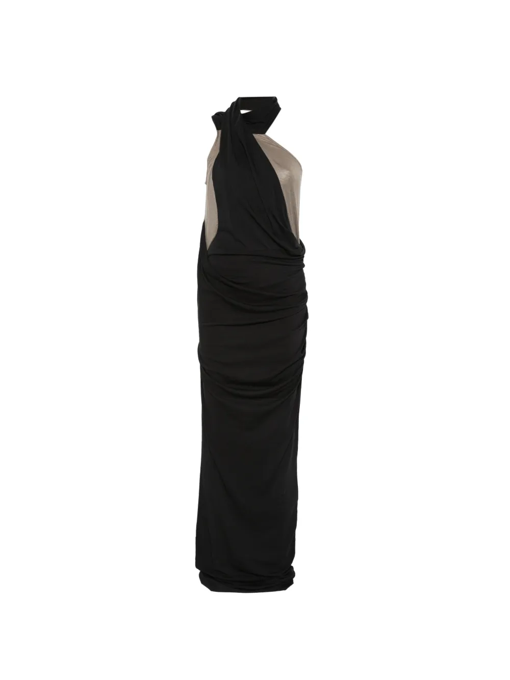 ENTIRE STUDIOS draped maxi dress - Nero