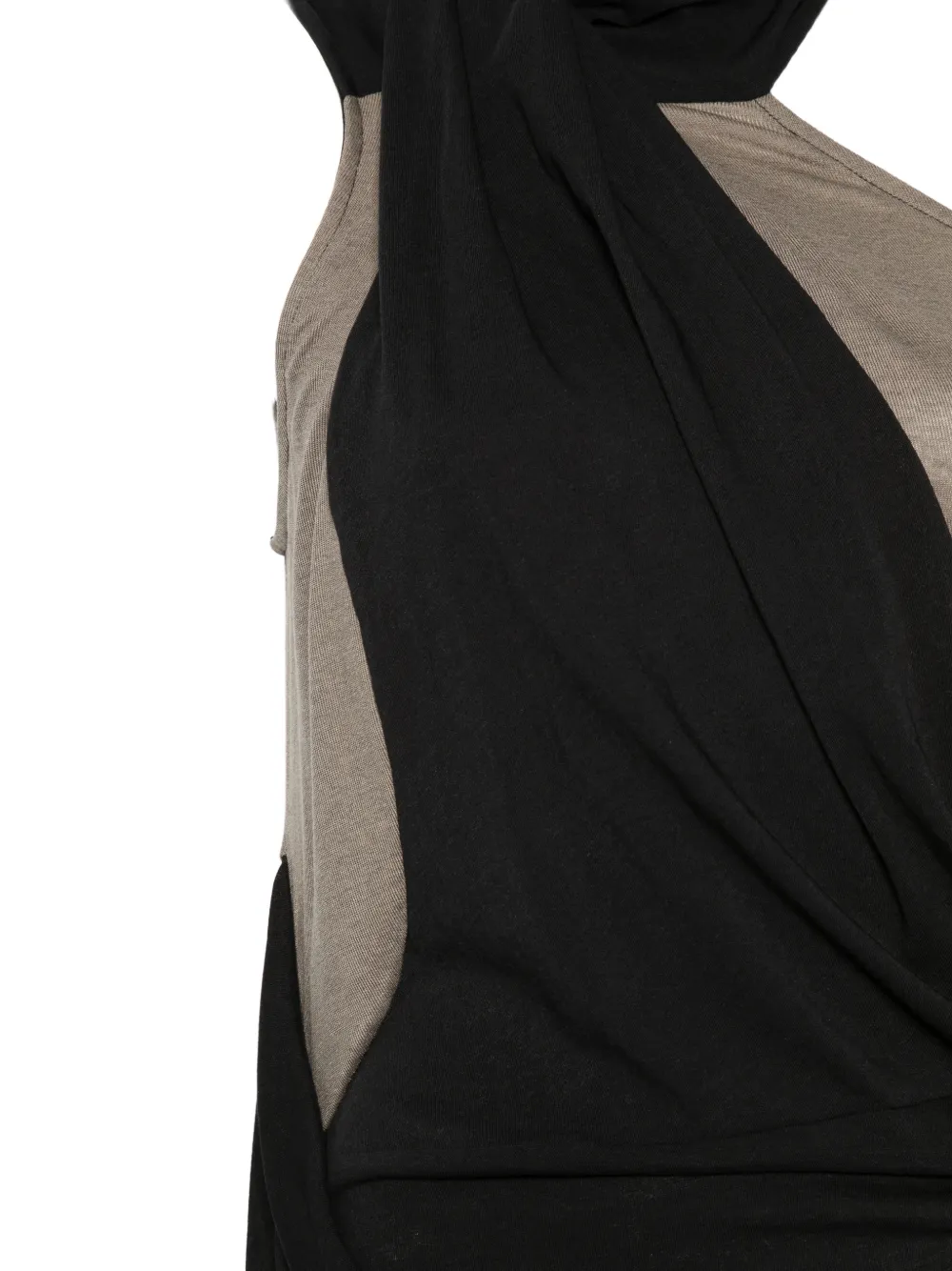  Entire Studios Draped Maxi Dress - Black 