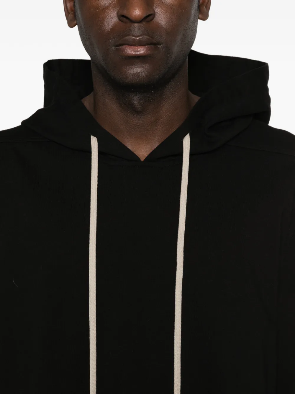 Rick Owens Hoodie met capuchon en print Zwart