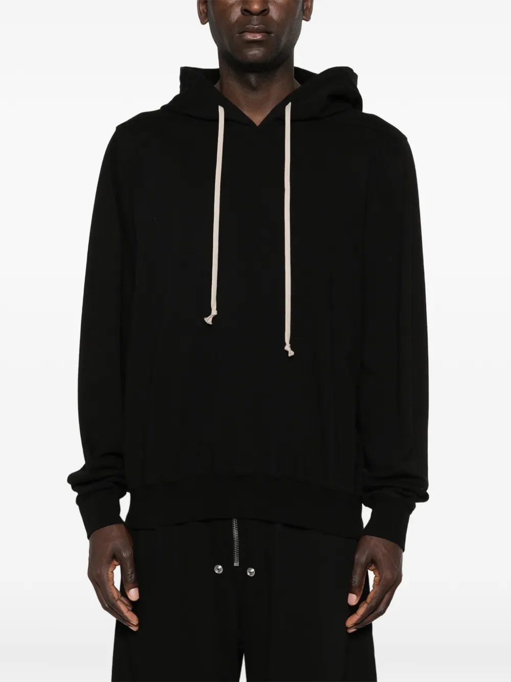 Rick Owens Hoodie met capuchon en print Zwart