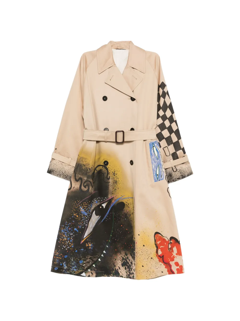Weekend Max Mara belted graphic coat - Toni neutri