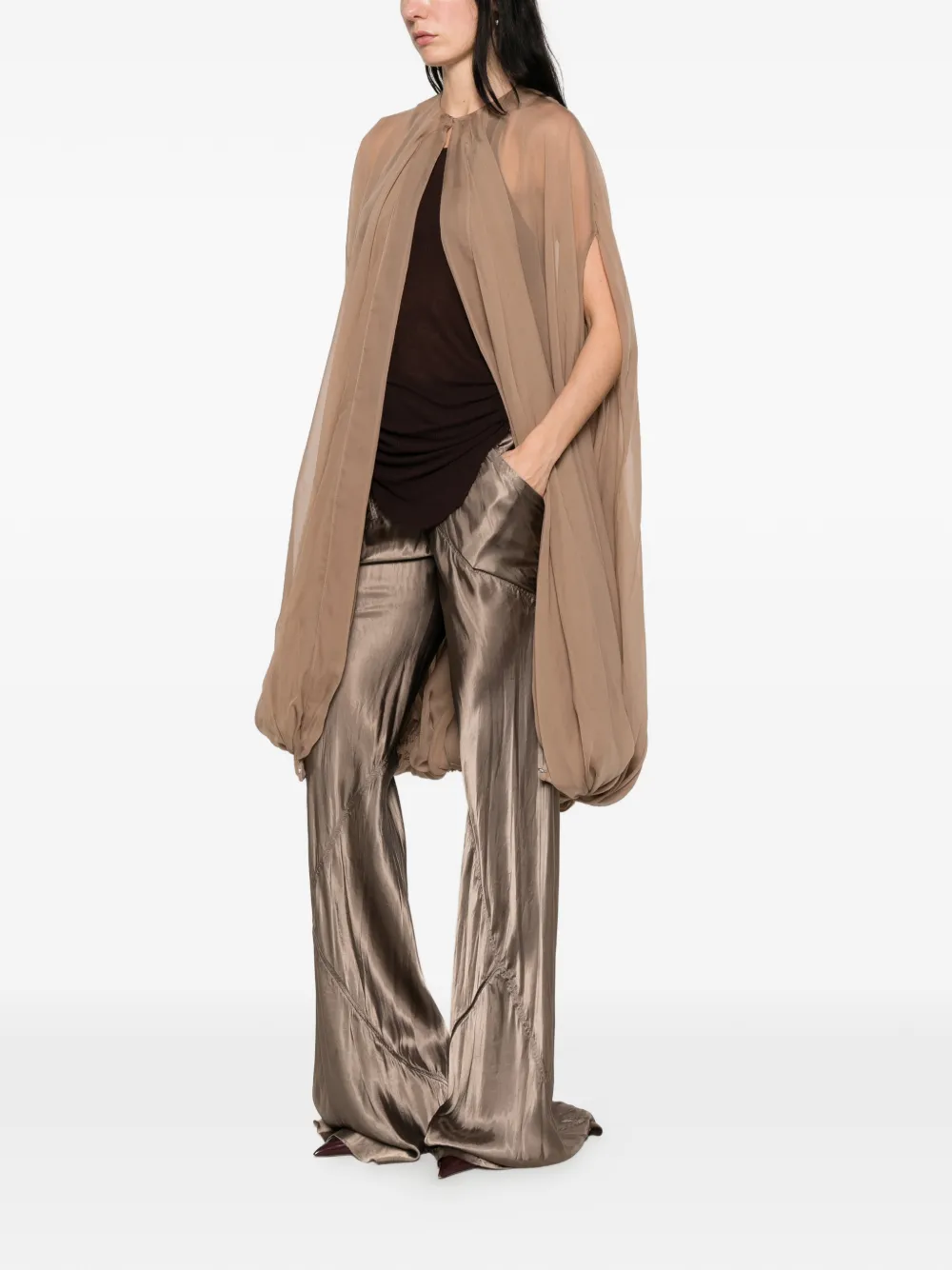 Rick Owens Luxor cape Beige