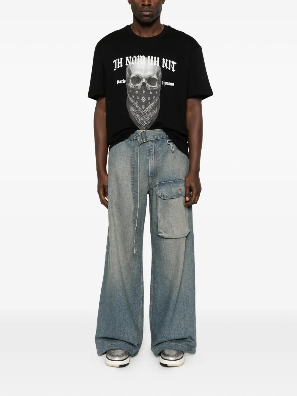 Ih Nom Uh Nit Skull 20 T-shirt Zwart