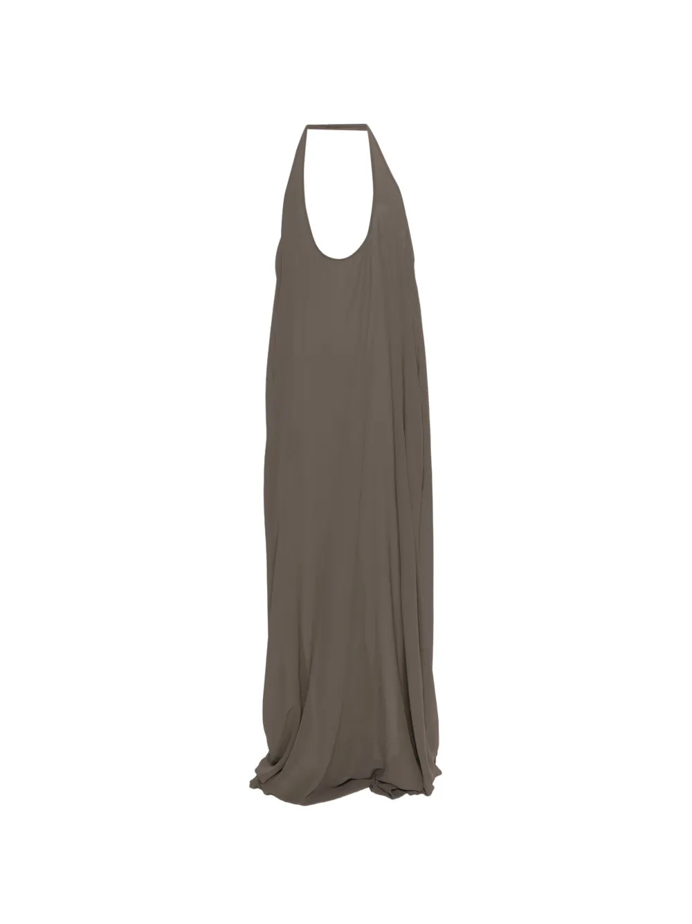 Rick Owens Haltar sleeveless maxi dress - Marrone