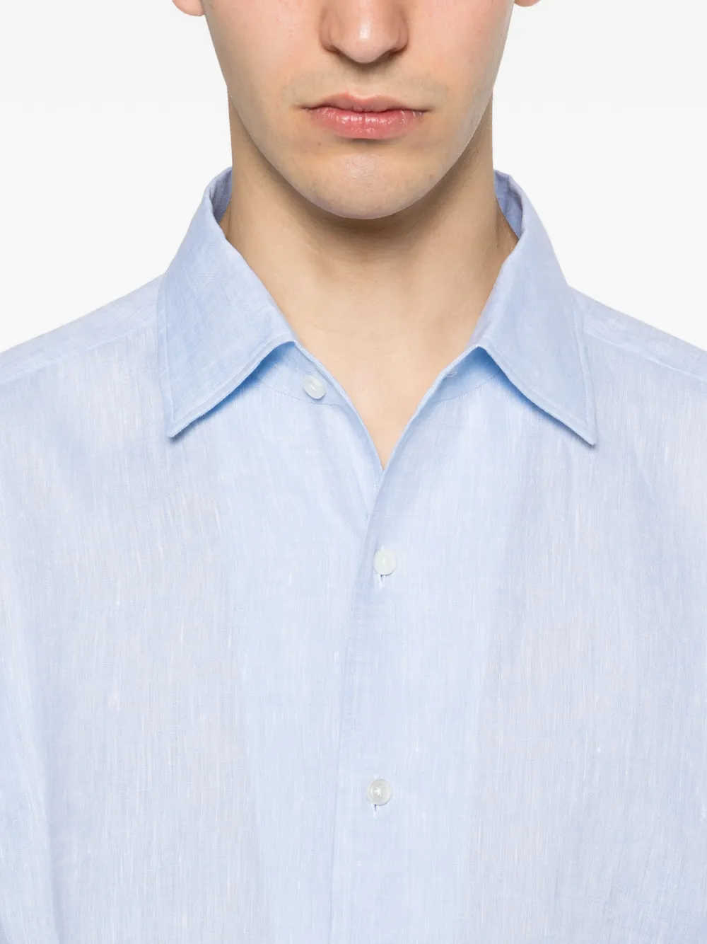 Zegna Button-down overhemd Blauw