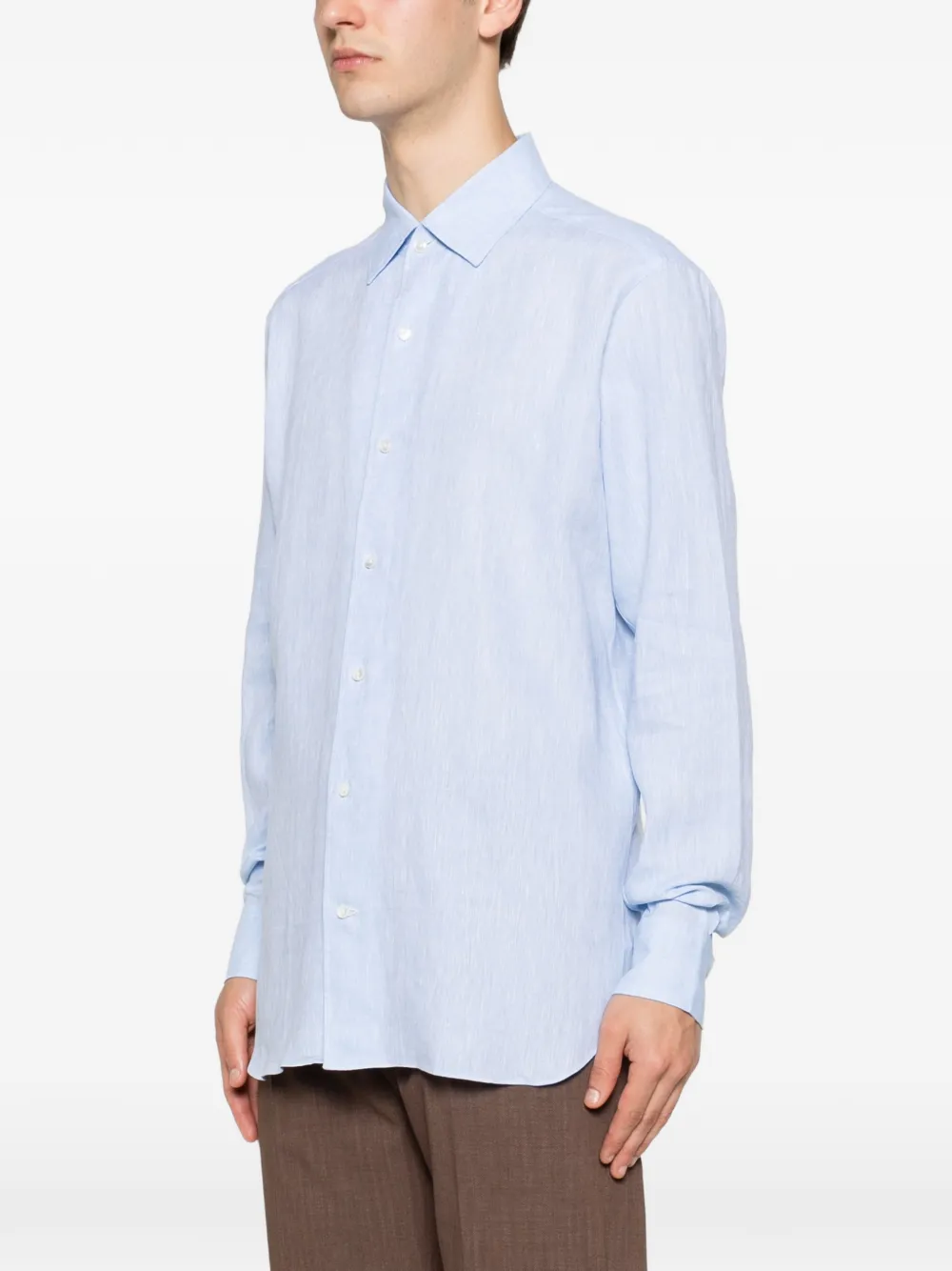 Zegna Button-down overhemd Blauw