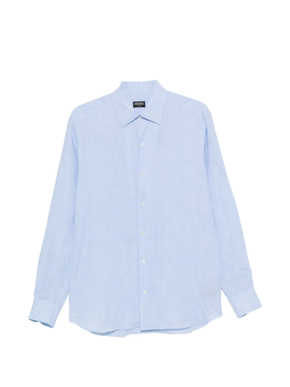 Zegna long-sleeve button-down shirt - Blau