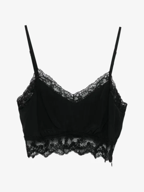 Simone Rocha lace-trim top