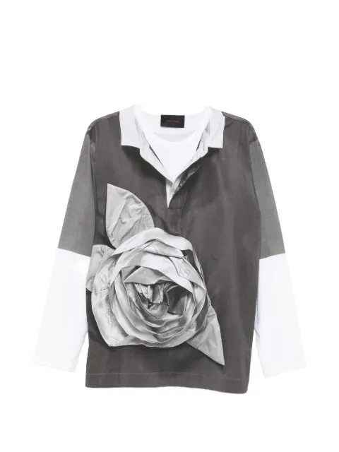 Simone Rocha polo-print T-shirt