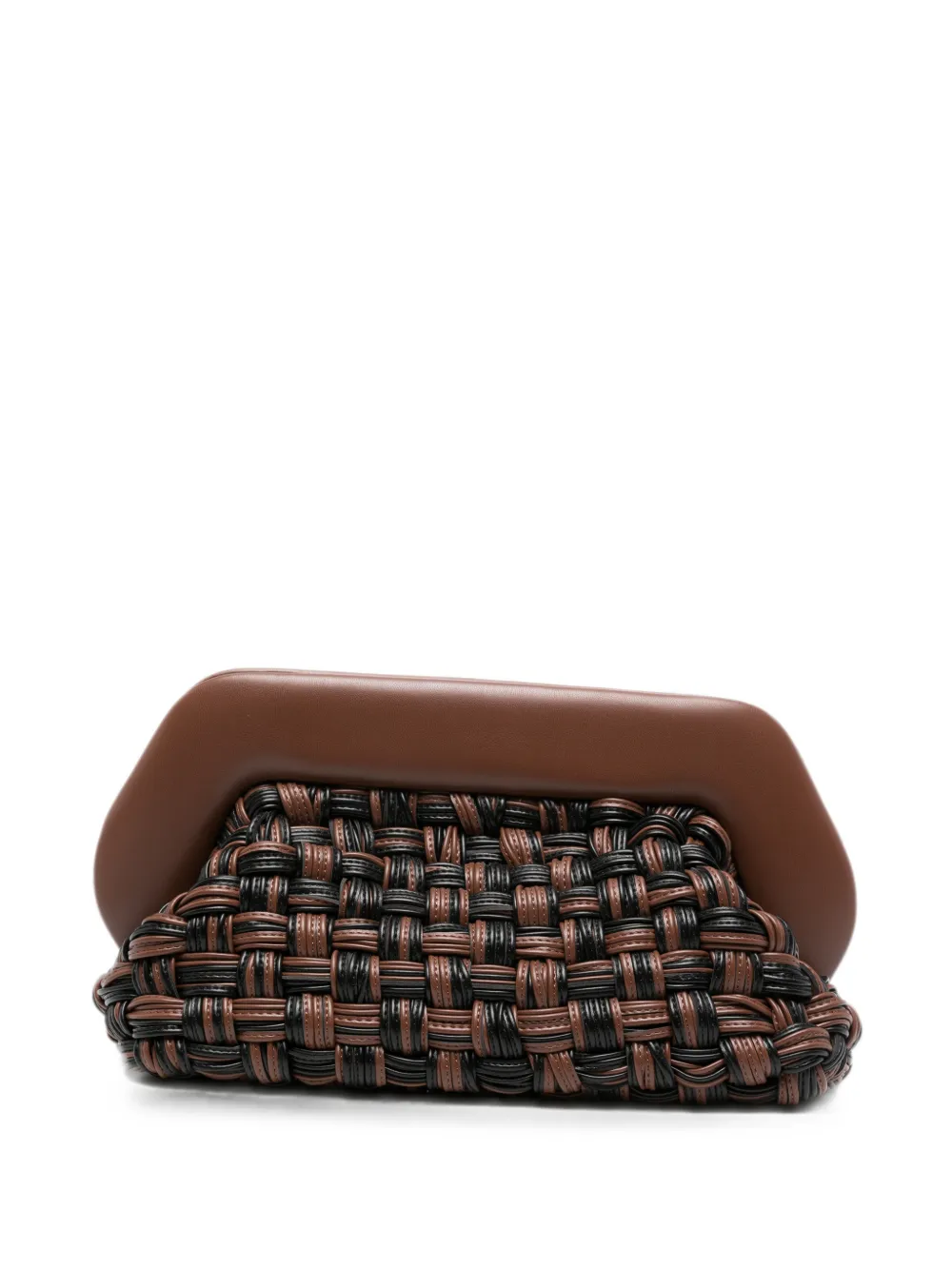 Themoirè Bios clutch bag - Braun