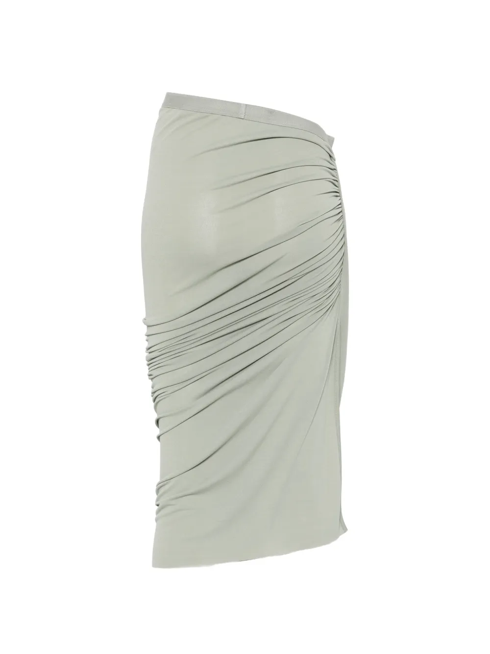 Rick Owens Lilies Edfu gesmockte midi-rok Groen