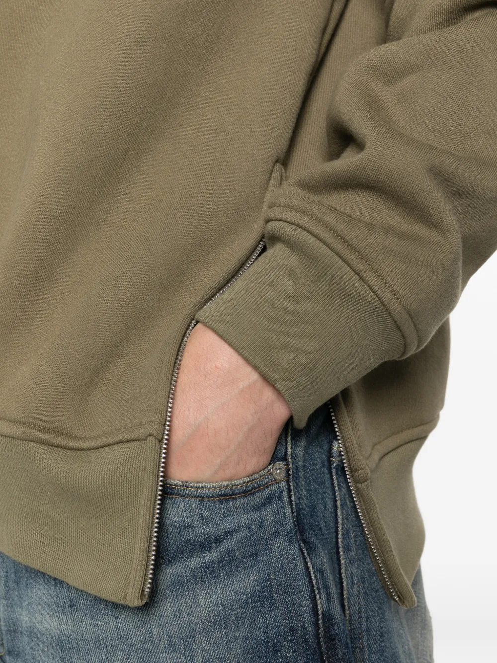 RHUDE Groene hoodie