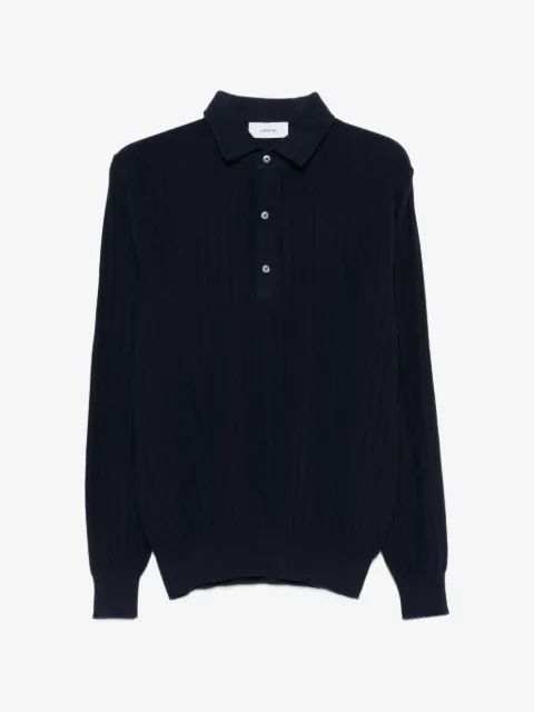 Lardini ribbed polo shirt