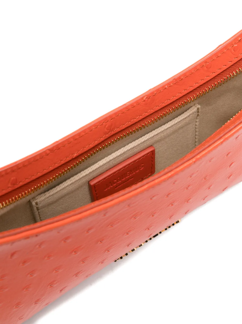 Jacquemus Bisou Perle shopper Oranje
