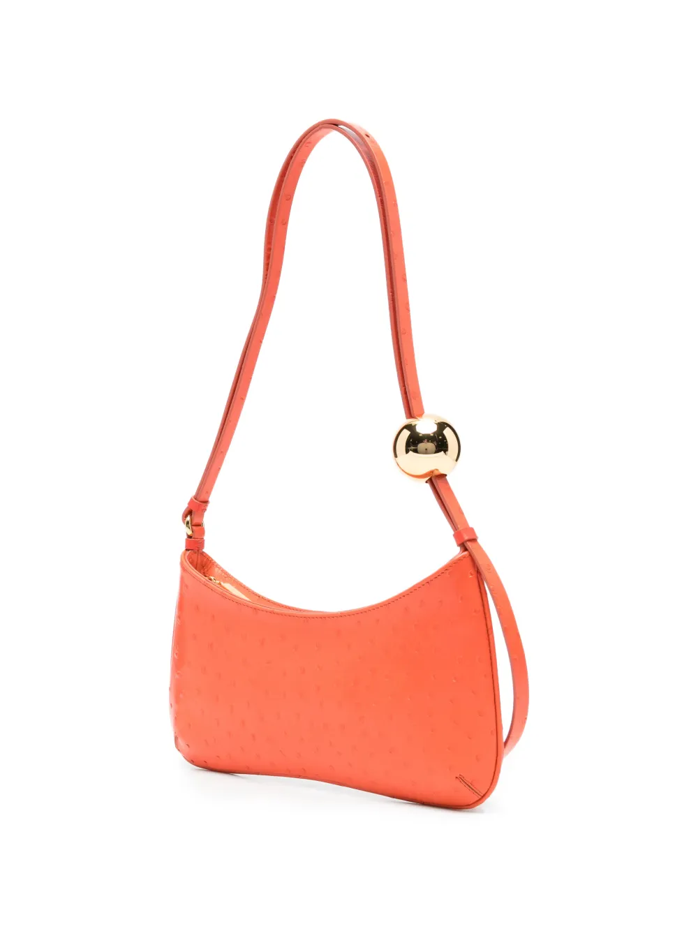 Jacquemus Bisou Perle shopper Oranje