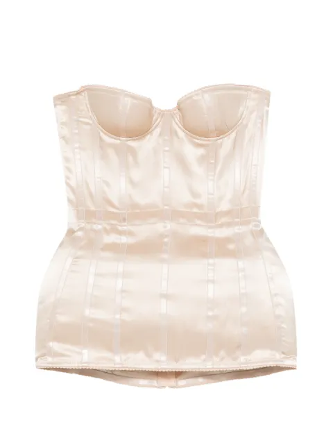 Magda Butrym silk corset top