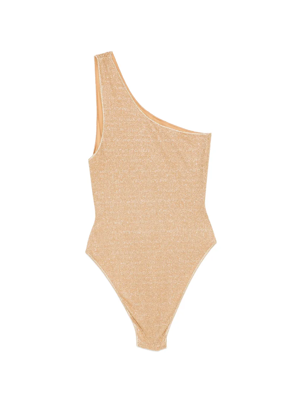  Oséree Lumière One-shoulder Swimsuit - Gold 