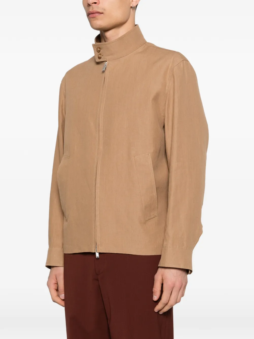  Lardini Paribet Zip-fastening Jacket - Neutrals 