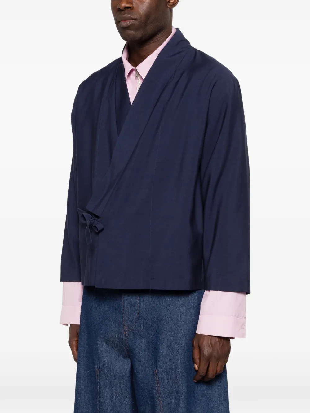 Kenzo Jack met dubbele rij knopen Blauw