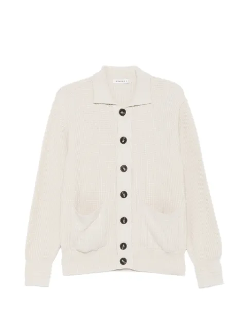 Kangra buttoned patch-pocket cardigan