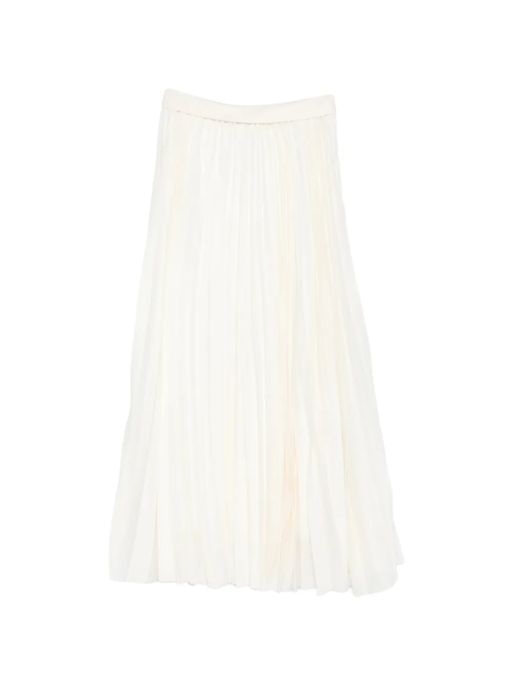 R2W elasticated waistband pleated skirt - Toni neutri