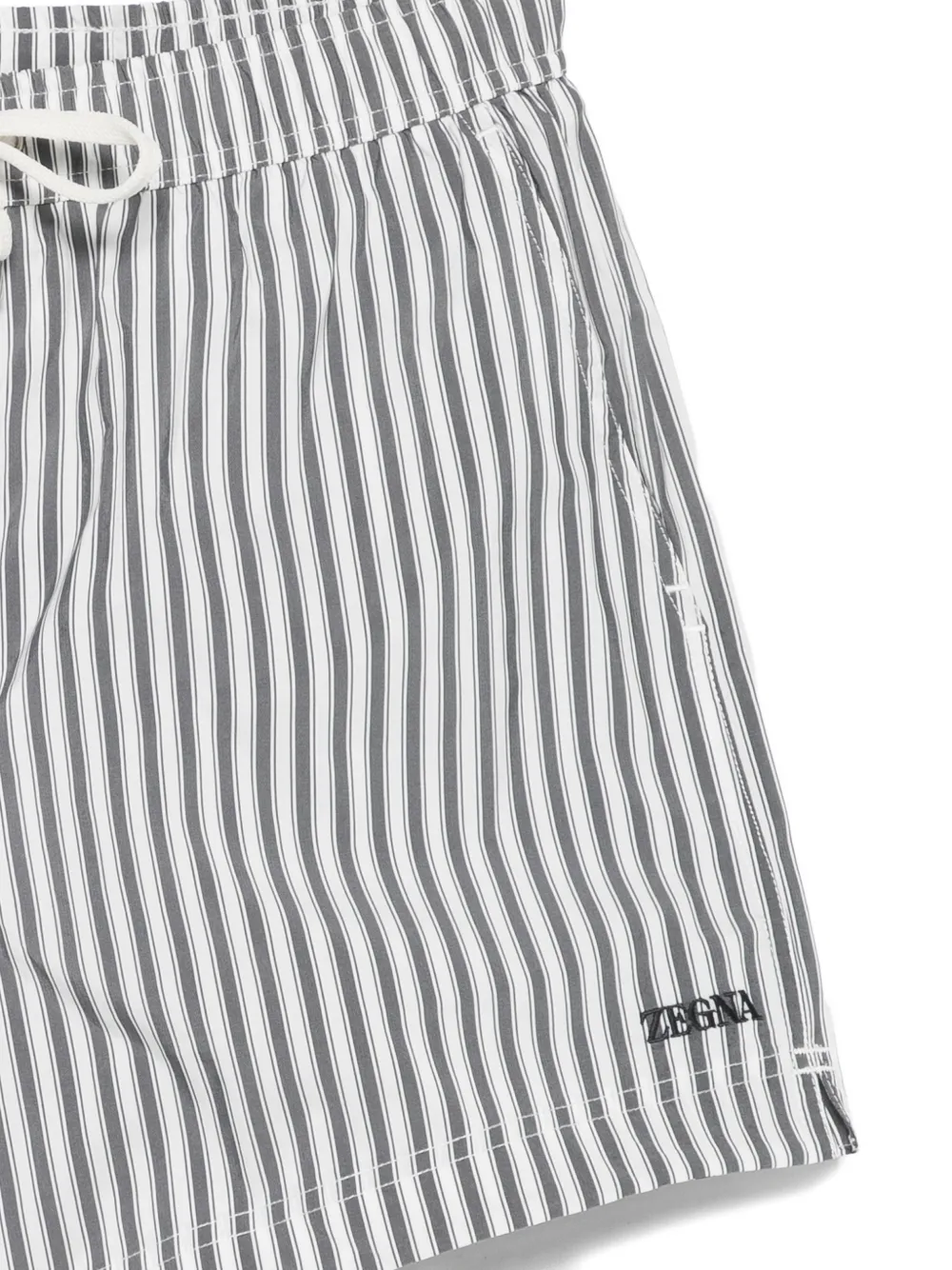 Zegna Zwembroek met trekkoord Grijs