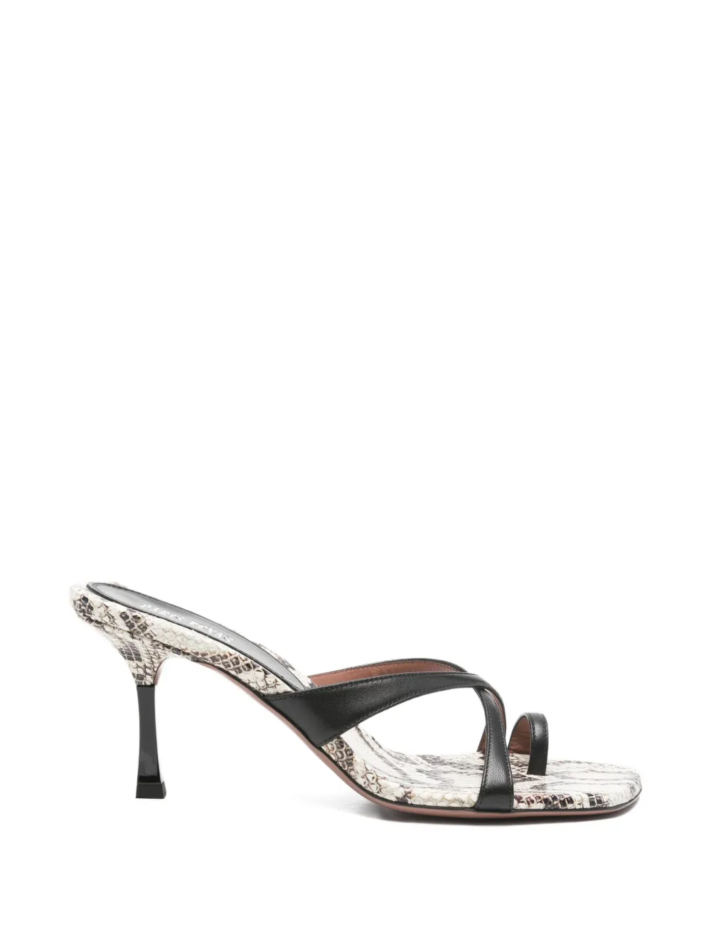 Paris Texas Lorena 80 Python Leather Sandals In Multi