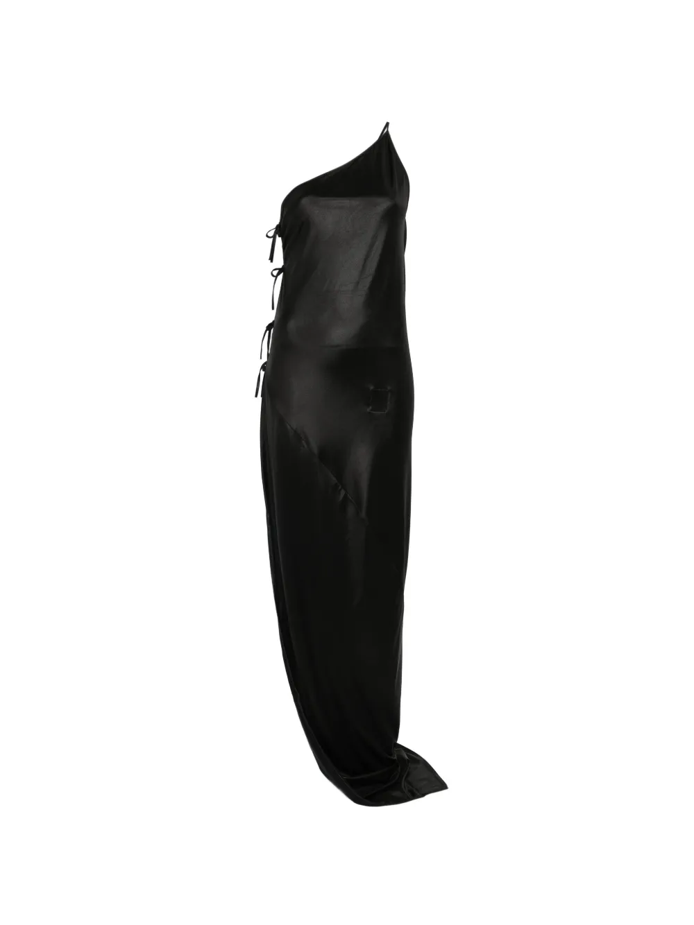 Rick Owens DRKSHDW one-shoulder maxi dress - Nero
