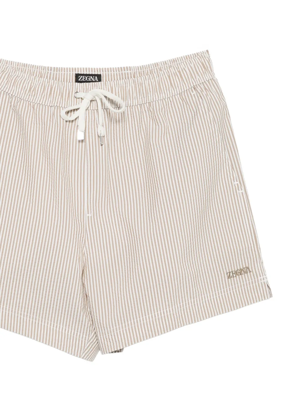 Zegna Zwembroek met trekkoord Beige