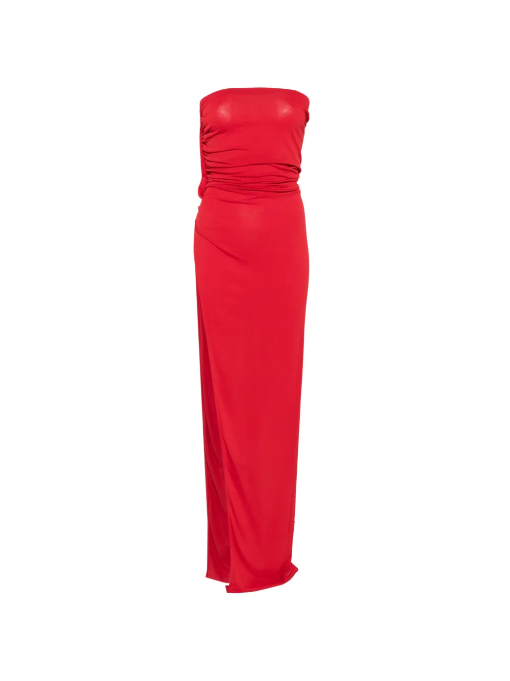 Rick Owens Lilies draped slit top - Rosso