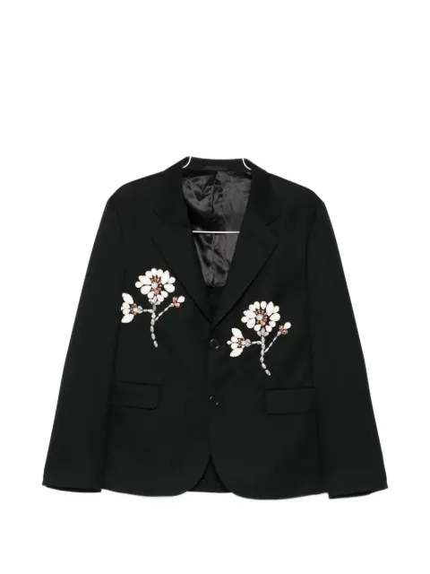 Simone Rocha floral-appliqué blazer