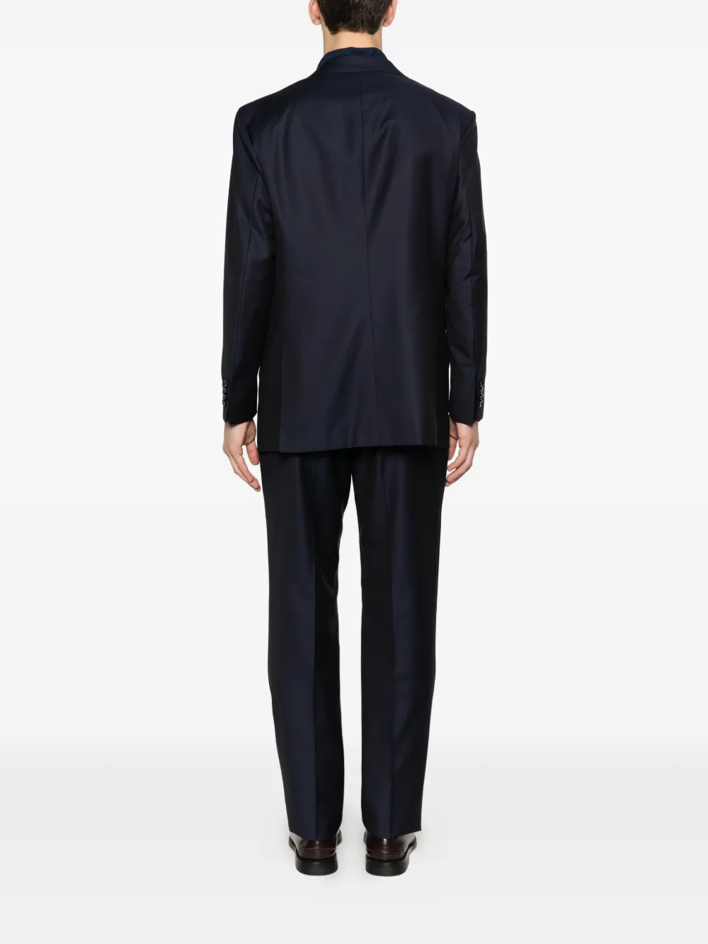  Kiton Double-breasted Suit - Blue 