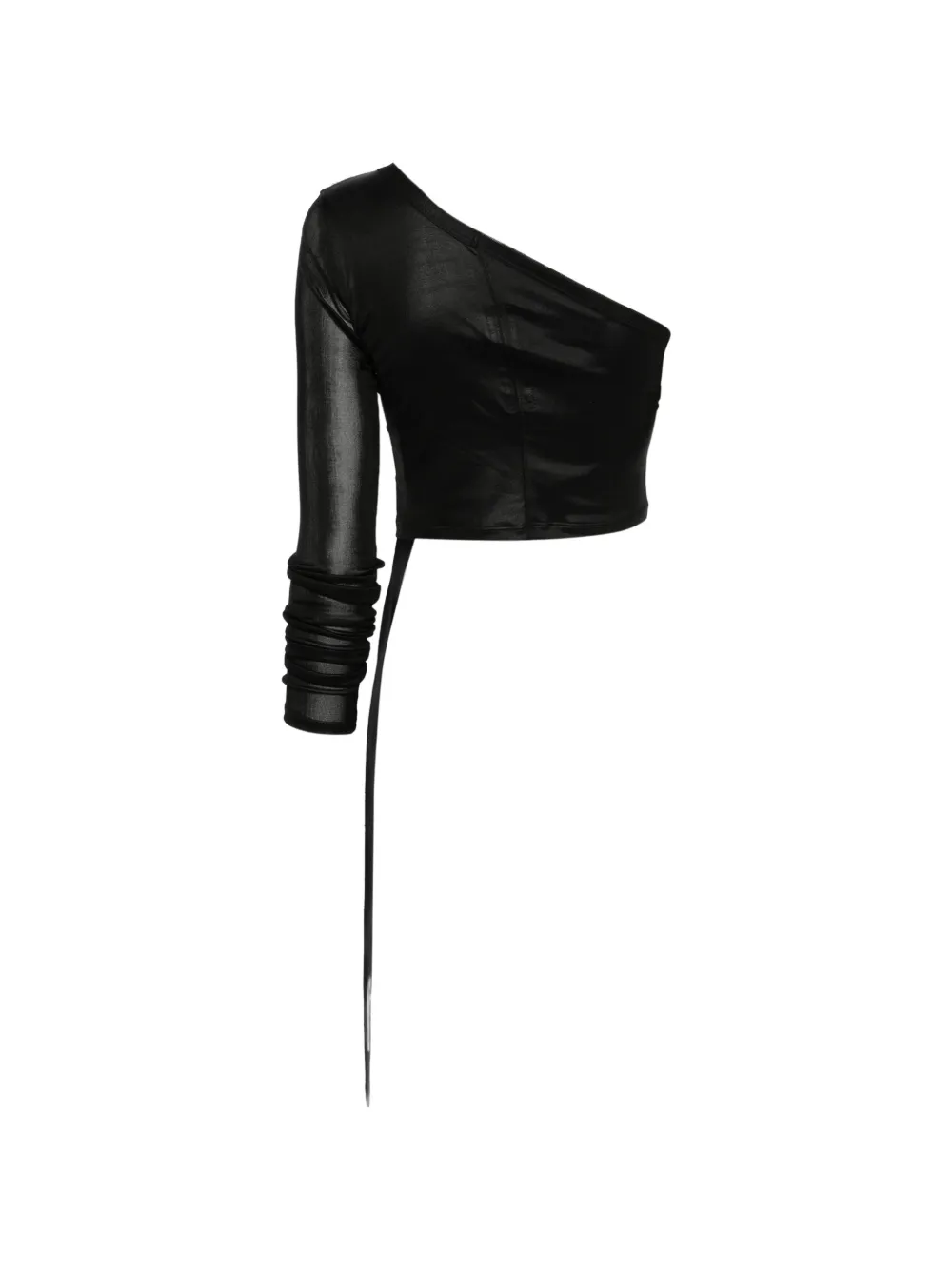  Rick Owens Drkshdw One-shoulder Top - Black 