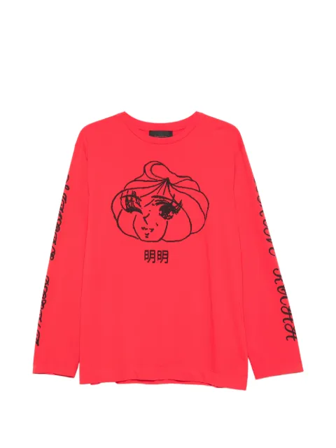 Simone Rocha printed long-sleeve T-shirt