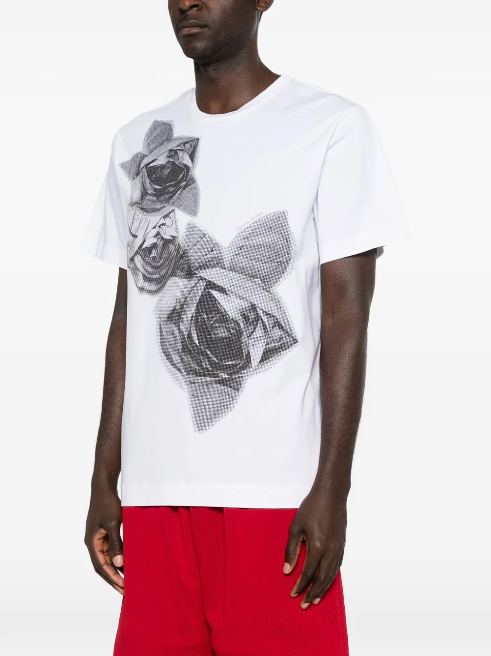  Simone Rocha Floral-print T-shirt - White 